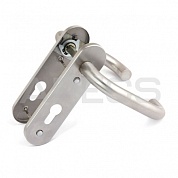 Картинка Ручки на планке для противопожарных замков (1900, 2000, 3000) Apecs HP-72.1703-INOX нержавейка